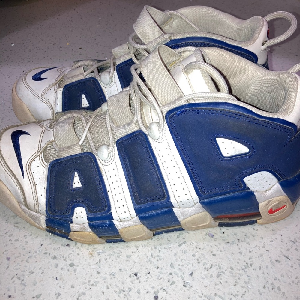 COPY - Nike Air More Uptempo '96 NY Knicks White Royal Blue Ewing 33 Pippen